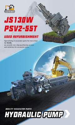 PSV2-55T JS130W Sürünen Kazıcı Hidrolik Pompa