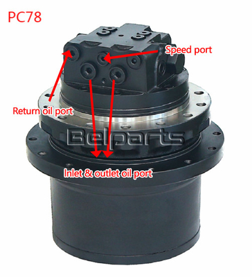 Belparts Seyahat Motoru Assy TM09 GM09 Ekskavator Final Drive PC78US-6 PC78 21W-60-2213