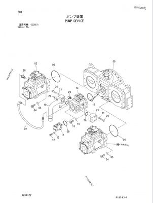 K3V280SH-NXXXL-OE41 K3V280 9254122 4635645 4641835, ZX850-3F, ZX850LC-3-DH, ZX870H-3, ZX870H-3-HCMC, ZX870H-3F, ZX870R-3, ZX870R-3F HYDRAULIK pompa