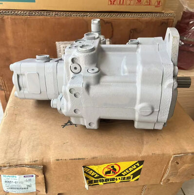 KX057-4 Kubota Kazıcı yedek parçaları için hidrolik pompa PSVL2-27CG RD551-61112 Ekseli piston pompası